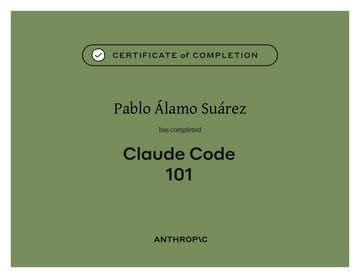 Certificado Claude Code 101 (Anthropic)