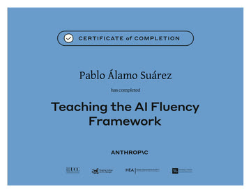 Certificado Teaching the AI Fluency Framework (Anthropic)