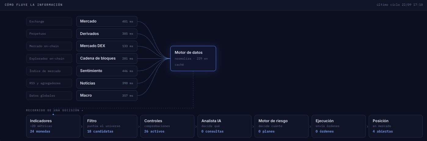 Cómo fluye la información